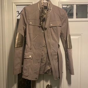 BCBG tan spring coat